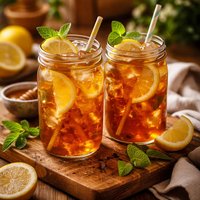 Refreshing Lemon Ice Tea