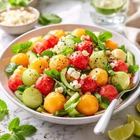 Refreshing Melon Ball Salad