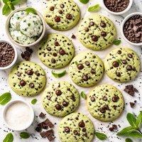 Refreshing Mint Chocolate Chip Cookies