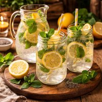Refreshing Mint Lemonade