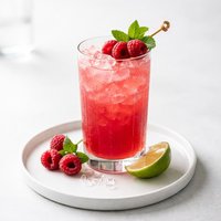 Refreshing Raspberry Drink