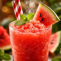 Refreshing Watermelon Frozen Slushy