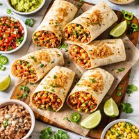 Refried Bean Burritos