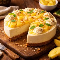 Refrigerator Pineapple Cheesecake