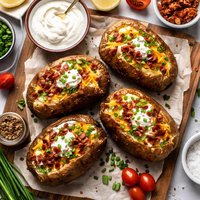 Restaurant Style Baked Potatoes