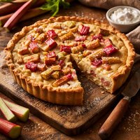 Rhubarb Cream Pie