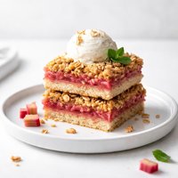 Rhubarb Crisp Squares