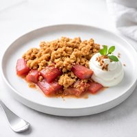Rhubarb Crumble