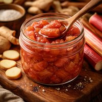 Rhubarb Ginger Compote
