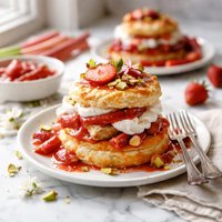 Rhubarb Shortcake