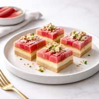 Rhubarb Squares