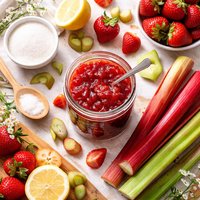Rhubarb Strawberry Jam