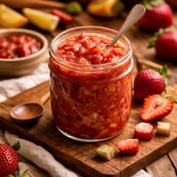 Rhubarb Strawberry Sauce