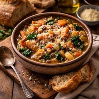 Ribollita Minestrone with Bread