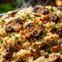 Rice and Mushroom Casserole
