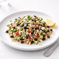 Rice Black Bean Feta Salad