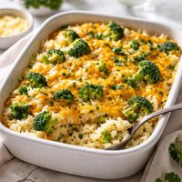 Rice Broccoli Cheese Casserole