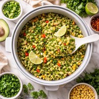 Rice Cooker Green Rice