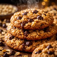 Rice Crispy Chocolate Chip Oatmeal Cookies