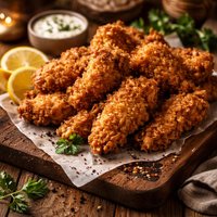 Rice Flour Chicken Crisp and Crunchy Batter