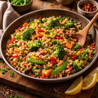 Rice Fried Vegetables Vegetarian Times