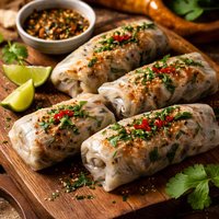 Rice Paper Wrapped Fish