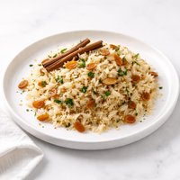 Rice Pilaf with Cinnamon and Golden Raisins