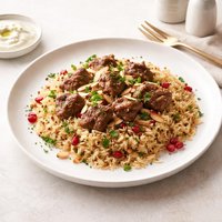 Rice Pilaf with Lamb