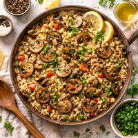 Rice Pilaf with Mushrooms