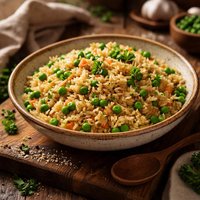 Rice Pilaf with Peas