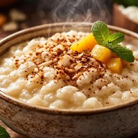 Rice Pudding Made with Coconut Milk