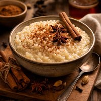 Rice Pudding with Chai Spices