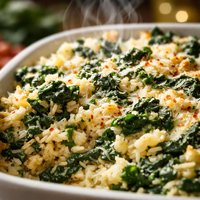 Rice Spinach Bake