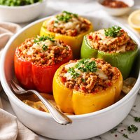 Rice Stuffed Bell Peppers