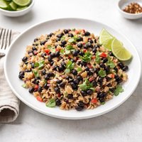 Rice with Black Beans