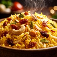 Rice with Saffron and Nuts Zaffrani Chaval