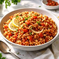 Rice with Tomatoes and Onions
