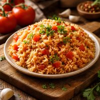 Rice with Tomatoes Turkish Domatesli Pilav