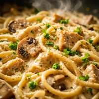 Rich and Creamy Chicken or Turkey Tetrazzini