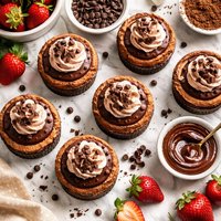 Rich and Creamy Chocolate Mini Cheesecakes Low Fat