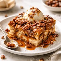Rich and Decadent Butter Pecan Bread Pudding
