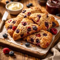 Rich and Sweet Berry Scones