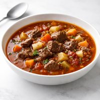 Rich Beefy Vegetable Soup