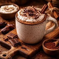 Rich but Low Cal Vegan Hot Chocolate