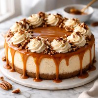 Rich Caramel Cheesecake