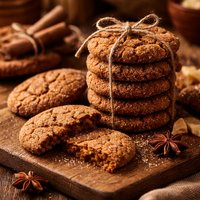 Rich Chewy Gingersnaps