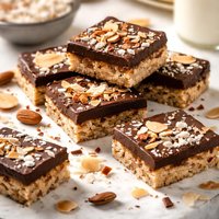Rich Chocolate Almond Coconut Bars