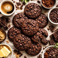 Rich Chocolate Espresso Cookies