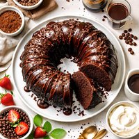 Rich Chocolate Kahlua Bundt Cake