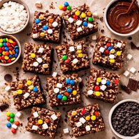 Rich Chocolate Rice Krispy Treats